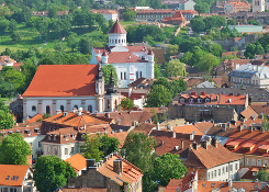 Visite de vieille ville de Vilnius